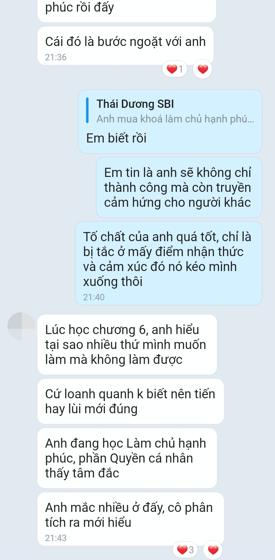 Cảm nhận học viên sau khi tự chữa trầm cảm tại nhà